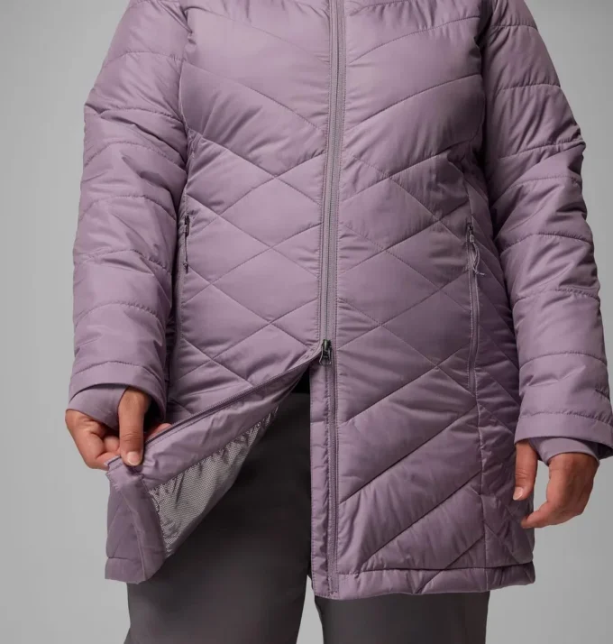 Chaqueta larga con capucha Heavenly™ para mujer – Tallas grandes Chaqueta larga con capucha Heavenly™ para mujer – Tallas grandes