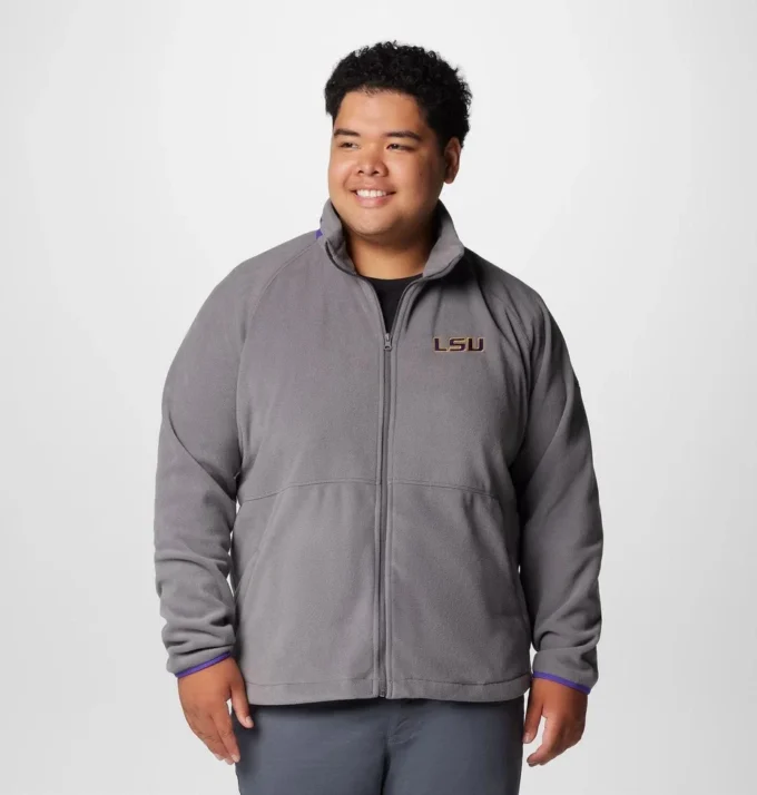 Chaqueta polar Collegiate Flanker™ IV para hombre – Talla grande – LSU