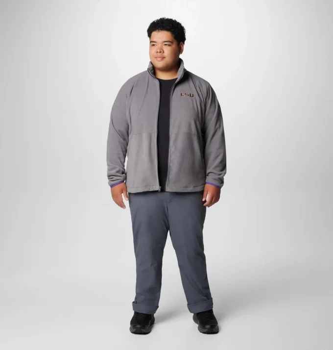 Chaqueta polar Collegiate Flanker™ IV para hombre – Talla grande – LSU
