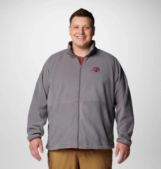 Chaqueta polar Collegiate Flanker™ IV para hombre – Talla grande – Texas A&M