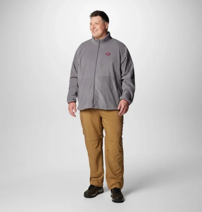 Chaqueta polar Collegiate Flanker™ IV para hombre – Talla grande – Texas A&M
