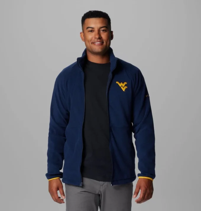 Chaqueta polar Collegiate Flanker™ IV para hombre – West Virginia