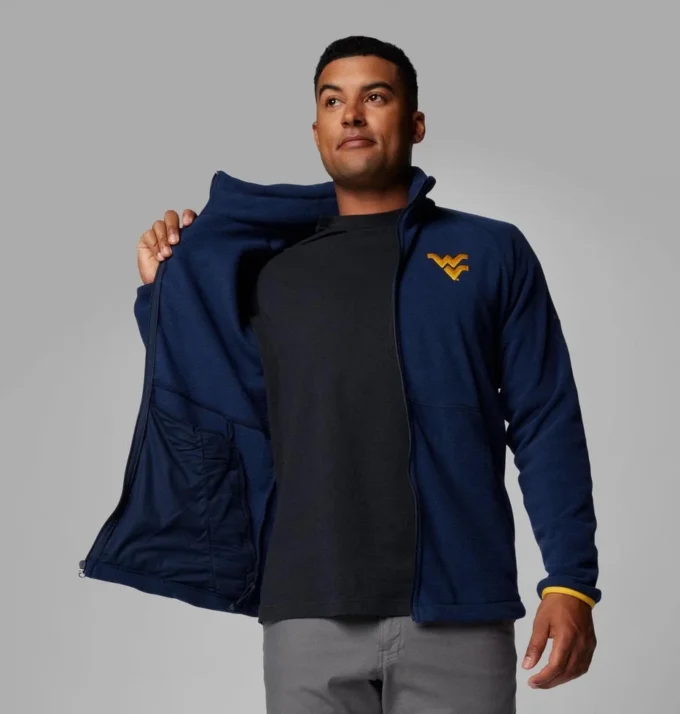 Chaqueta polar Collegiate Flanker™ IV para hombre – West Virginia