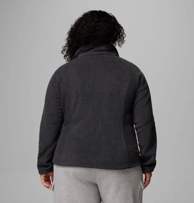 Chaqueta polar con cremallera completa Benton Springs™ para mujer – Tallas grandes