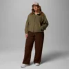 Chaqueta polar con cremallera completa y corte holgado Benton Springs™ para mujer – Tallas grandes