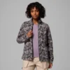 Chaqueta polar con cremallera completa y estampado Benton Springs™ para mujer