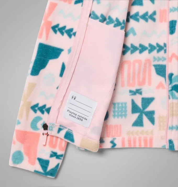 Chaqueta polar con cremallera completa y estampado Castle Dale™ para niña