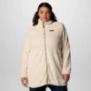 Chaqueta polar larga con cremallera completa Fire Side™ para mujer – Tallas grandes