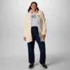 Chaqueta polar larga con cremallera completa Fire Side™ para mujer – Tallas grandes