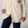 Chaqueta polar larga con cremallera completa Fire Side™ para mujer – Tallas grandes