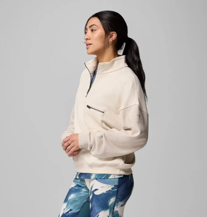 Jersey con media cremallera Bugasweat™ para mujer