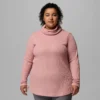 Jersey de cuello vuelto Holly Hideaway™ Waffle para mujer – Tallas grandes Jersey de cuello vuelto Holly Hideaway™ Waffle para mujer – Tallas grandes