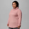 Jersey de cuello vuelto Holly Hideaway™ Waffle para mujer – Tallas grandes Jersey de cuello vuelto Holly Hideaway™ Waffle para mujer – Tallas grandes