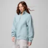 Jersey de felpa con media cremallera Aldermore™ para mujer