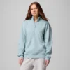 Jersey de felpa con media cremallera Aldermore™ para mujer