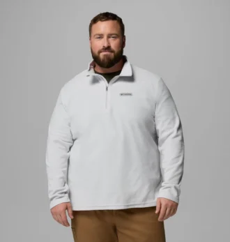 Jersey de felpa con media cremallera Lake Aloha™ para hombre – Talla grande