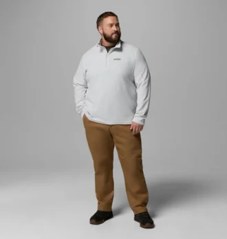 Jersey de felpa con media cremallera Lake Aloha™ para hombre – Talla grande