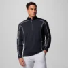 Jersey de golf con cremallera corta Shotgun para hombre