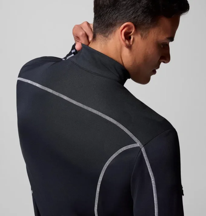 Jersey de golf con cremallera corta Shotgun para hombre