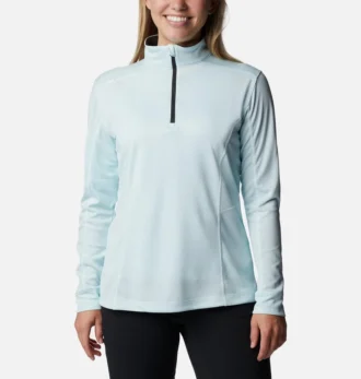 Jersey de golf con cremallera corta Shotgun para mujer