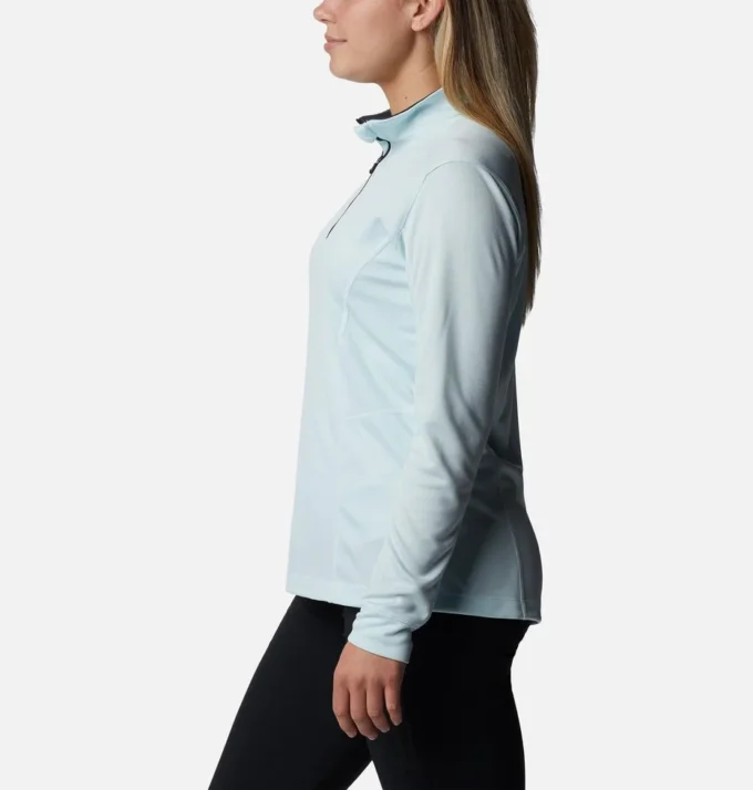 Jersey de golf con cremallera corta Shotgun para mujer