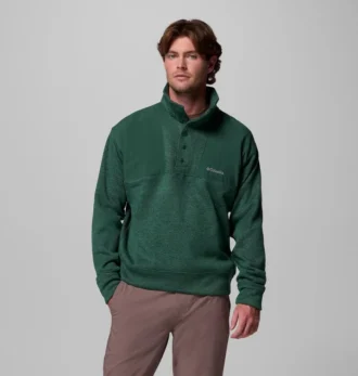 Jersey de hombre Sweater Weather™ de corte holgado con medio cierre a presión