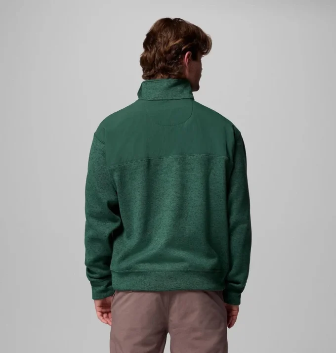 Jersey de hombre Sweater Weather™ de corte holgado con medio cierre a presión