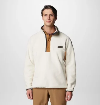 Jersey de lana con medio broche Helvetia™ II para hombre