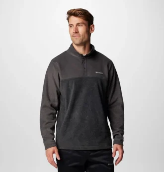 Jersey de lana con medio broche II Steens Mountain™ para hombre