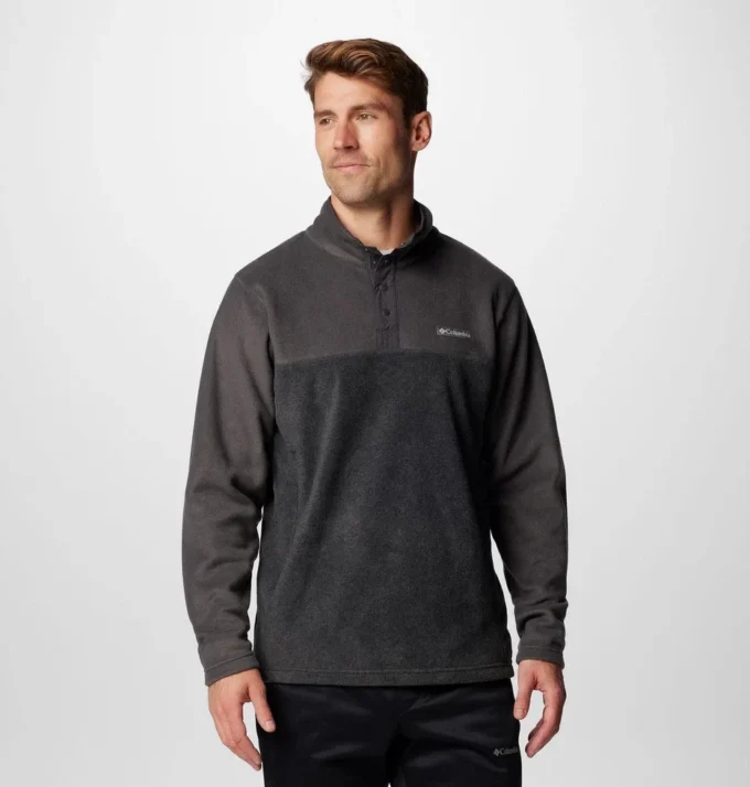 Jersey de lana con medio broche II Steens Mountain™ para hombre