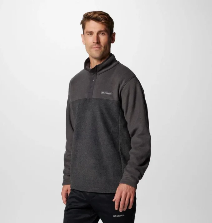 Jersey de lana con medio broche II Steens Mountain™ para hombre