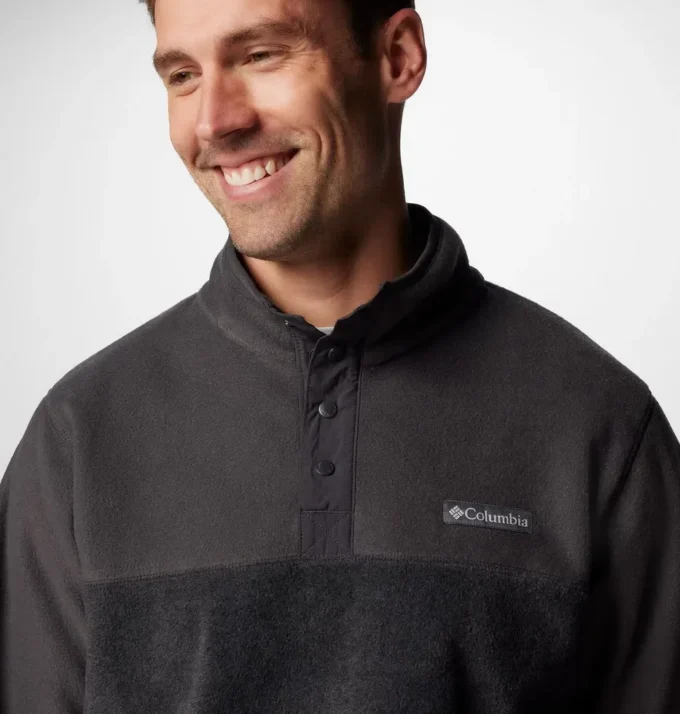 Jersey de lana con medio broche II Steens Mountain™ para hombre