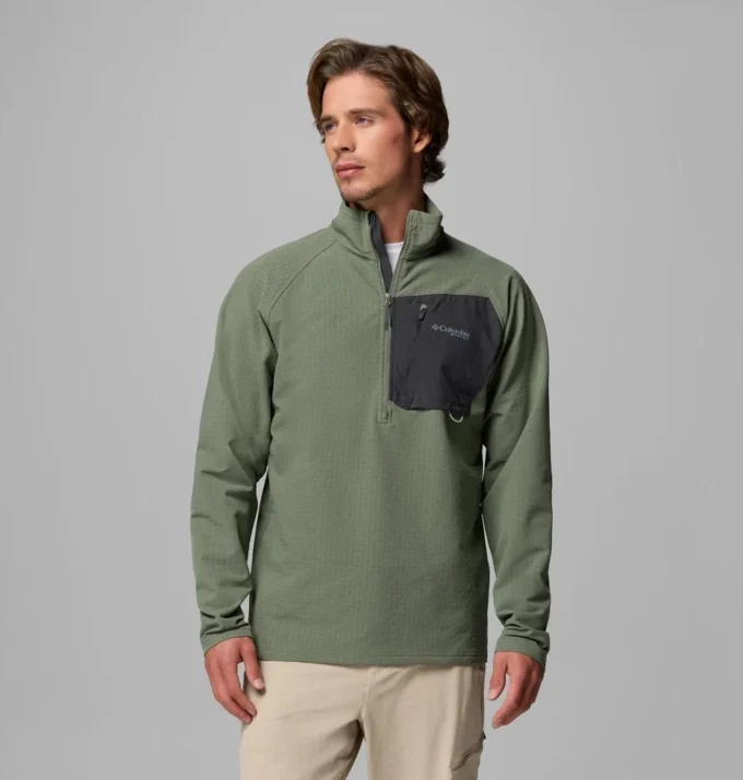 Jersey ligero con media cremallera Hydroforce™ para hombre Jersey ligero con media cremallera Hydroforce™ para hombre