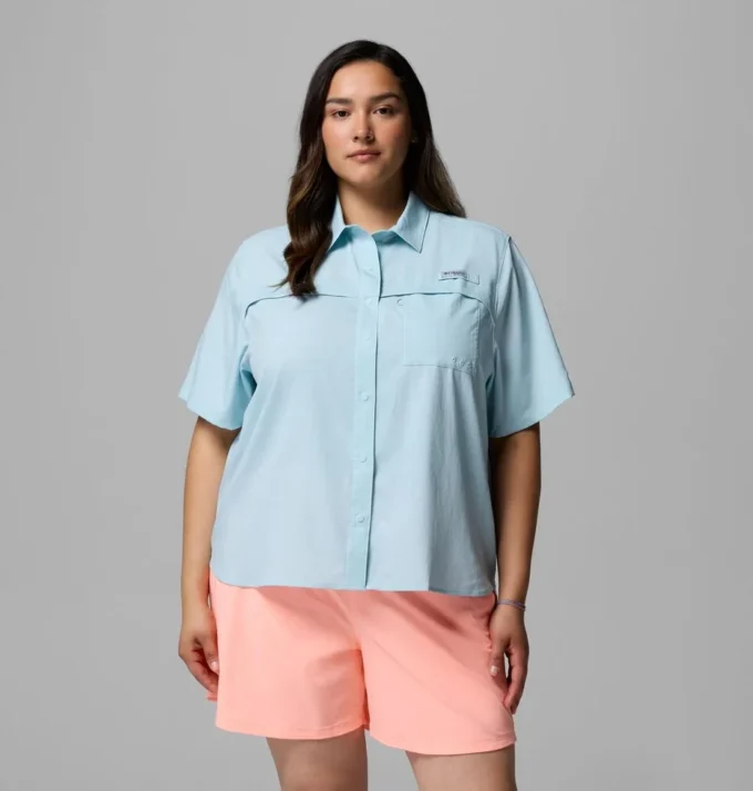 Mujer PFG Castback™ Tejido de manga corta – Talla grande Mujer PFG Castback™ Tejido de manga corta – Talla grande