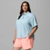 Mujer PFG Castback™ Tejido de manga corta – Talla grande Mujer PFG Castback™ Tejido de manga corta – Talla grande