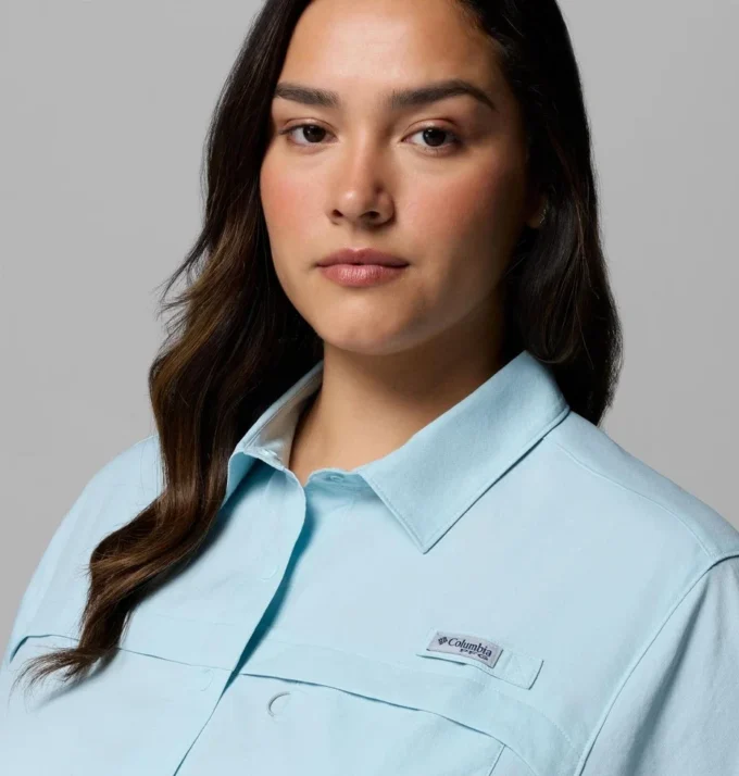 Mujer PFG Castback™ Tejido de manga corta – Talla grande Mujer PFG Castback™ Tejido de manga corta – Talla grande