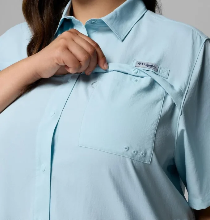 Mujer PFG Castback™ Tejido de manga corta – Talla grande Mujer PFG Castback™ Tejido de manga corta – Talla grande
