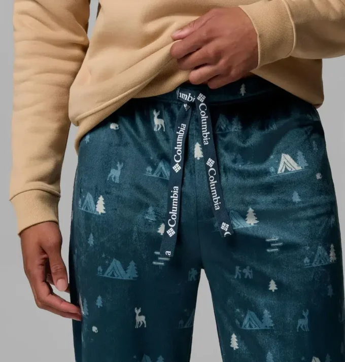 Pantalones de pijama de felpa Minky para hombre