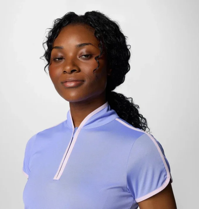 Polo con marcador de distancia para mujer