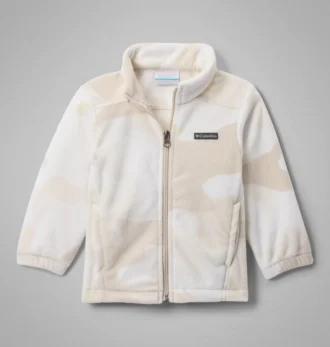Polo de lana con estampado y cremallera completa Castle Dale™ para niño pequeño Polo de lana con estampado y cremallera completa Castle Dale™ para niño pequeño