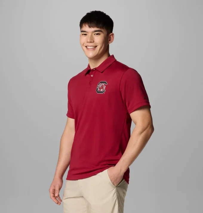 Polo Fair Catch™ para hombre, estilo universitario – Carolina del Sur Polo Fair Catch™ para hombre, estilo universitario – Carolina del Sur