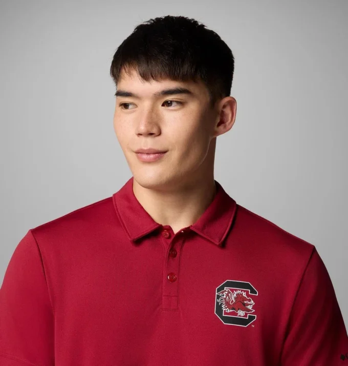 Polo Fair Catch™ para hombre, estilo universitario – Carolina del Sur Polo Fair Catch™ para hombre, estilo universitario – Carolina del Sur