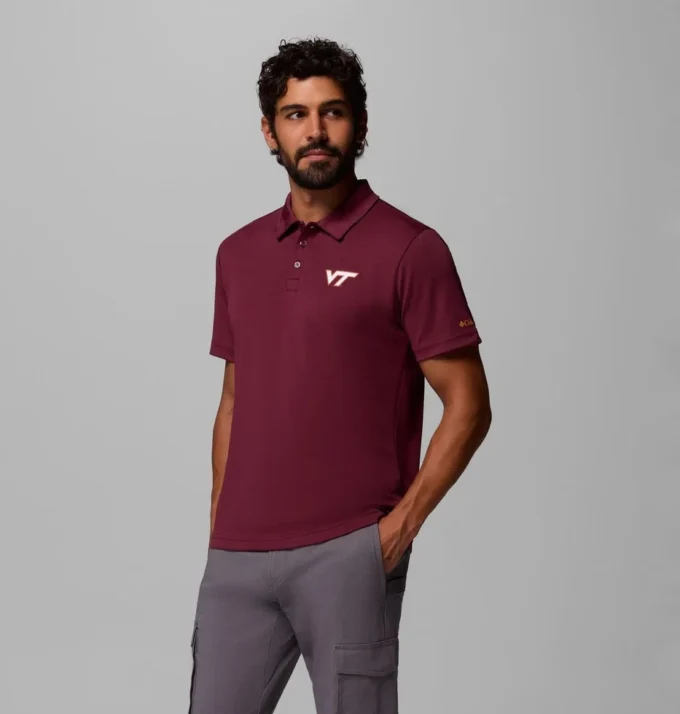 Polo Fair Catch™ para hombre universitario – Virginia Tech Polo Fair Catch™ para hombre universitario – Virginia Tech