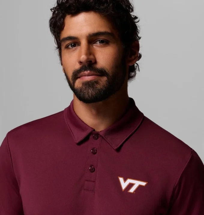 Polo Fair Catch™ para hombre universitario – Virginia Tech Polo Fair Catch™ para hombre universitario – Virginia Tech