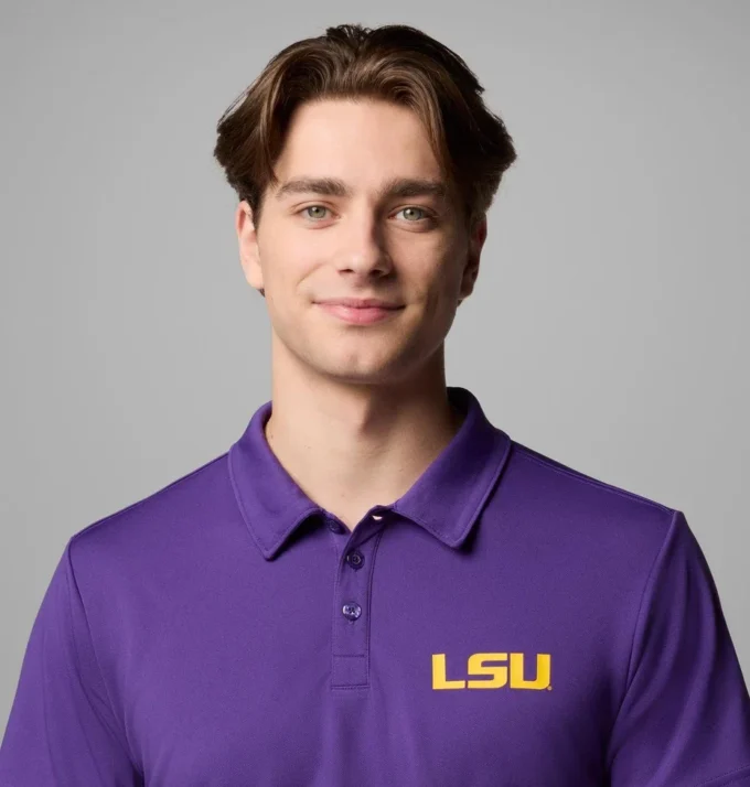 Polo para hombre Collegiate Fair Catch™ – LSU Polo para hombre Collegiate Fair Catch™ – LSU
