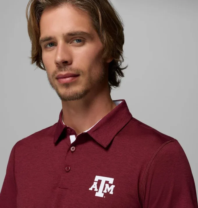 Polo técnico universitario para hombre Trail™ – Texas A&M
