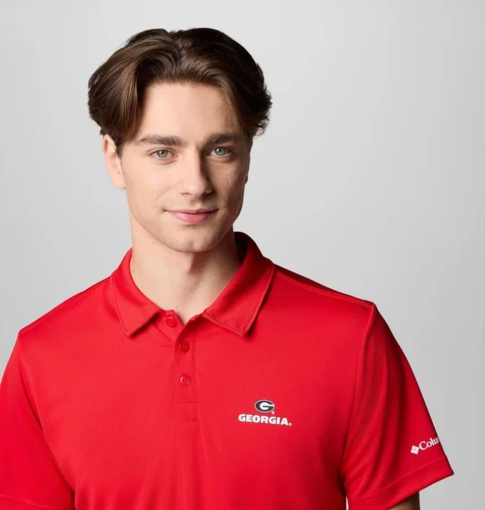 Polo universitario Fair Catch™ para hombre – Georgia Polo universitario Fair Catch™ para hombre – Georgia