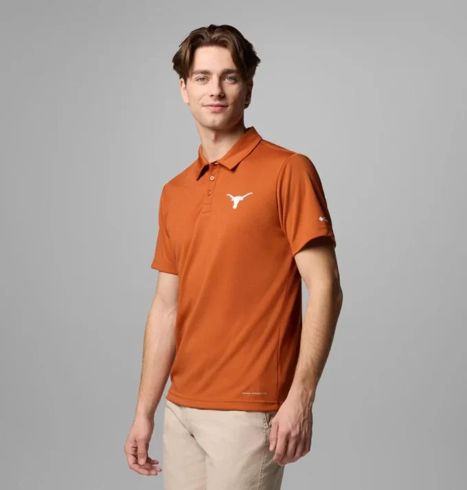 Polo universitario Fair Catch™ para hombre – Texas Polo universitario Fair Catch™ para hombre – Texas