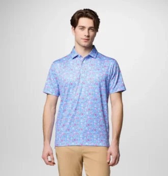 Polo verde campo para hombre
