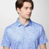 Polo verde campo para hombre